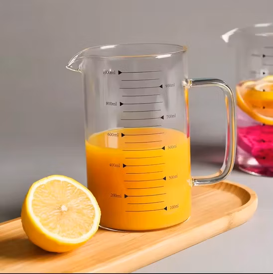 Glasbecher Becher Glas Messbecher Borosilikatglas Kaffeetasse